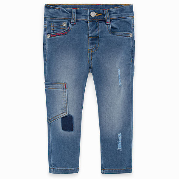 
  Jeans trousers from the children's clothing line Tuc Tuc, with multicolor embroidery.



  Com...
