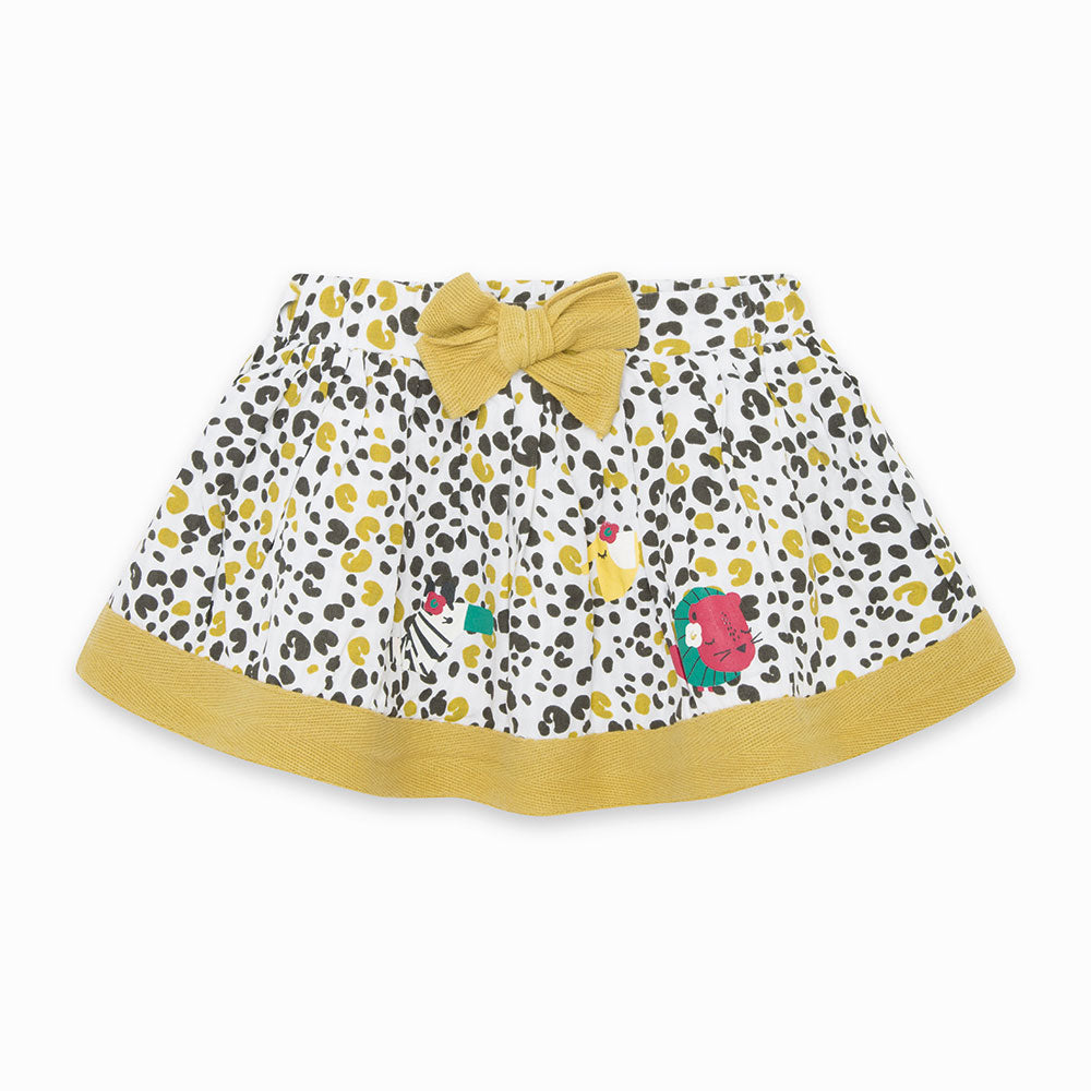 
  Skirt from the Tuc Tuc Girl's Clothing Line with bow at the waist and pattern
  all-over anima...