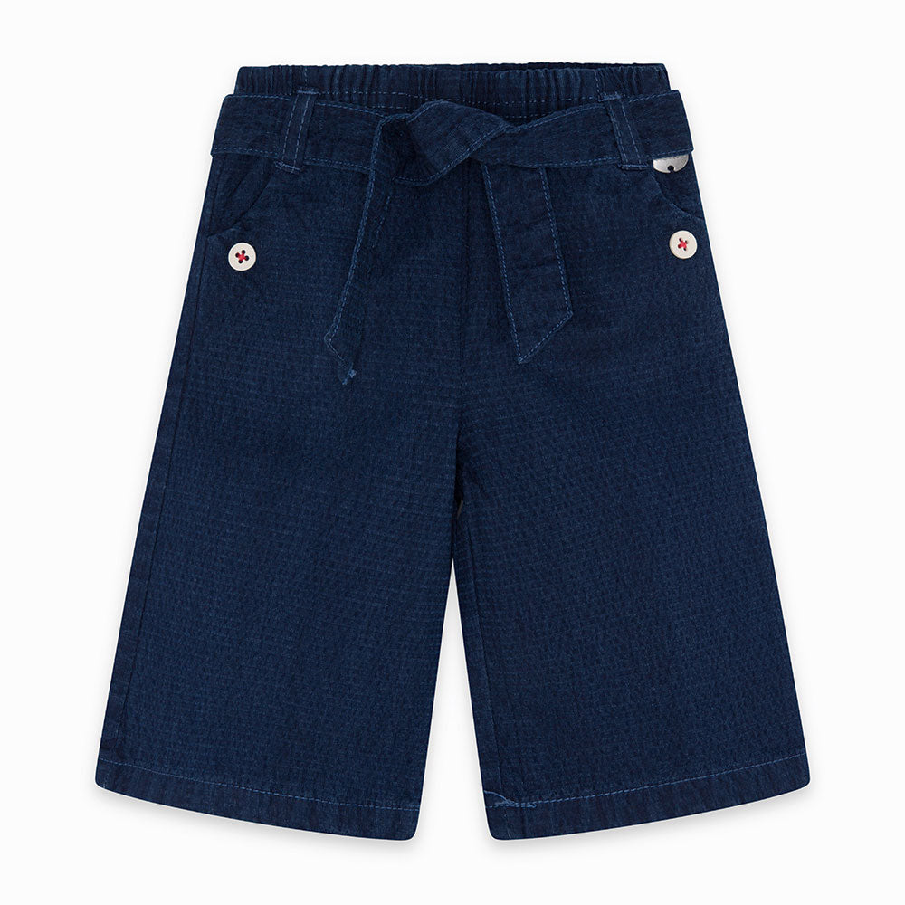 
  Calf-length trousers from the Tuc Tuc Children's Clothing Line, palazzo model
  with waist str...