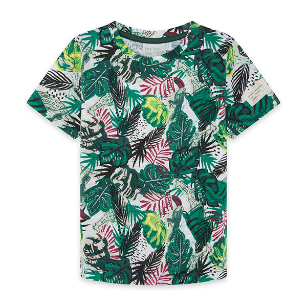 
  T-shirt from the Tuc Tuc Clothing Line, Jungle Street collection, with fantasy
  tropical all ...