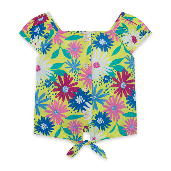 
  Blouse from the Tuc Tuc Girl's Clothing Line, Ready to Bloom collection, with
  knot on the fr...