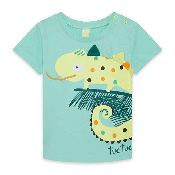 
  T-shirt from the Tuc Tuc children's clothing line, In The Jungle collection with
  print on th...