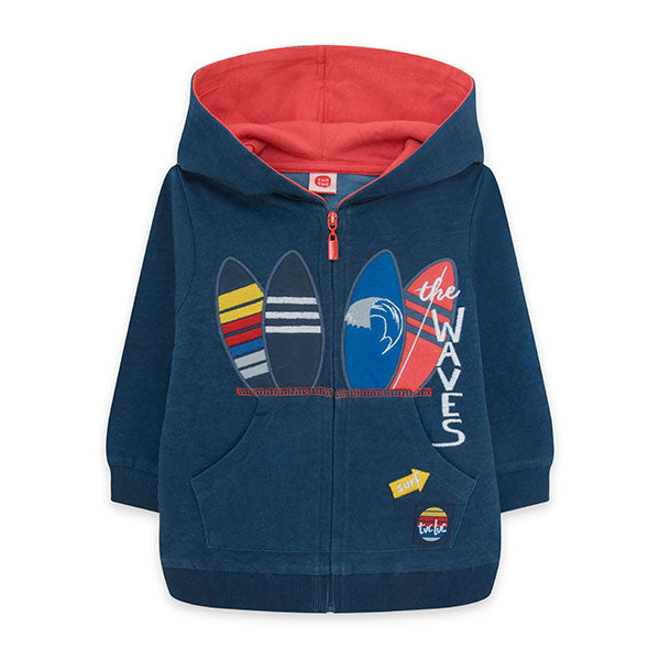 
  Sweatshirt from the Tuc Tuc Children's Clothing Line, Enjoy The Sun collection, with surf
  em...
