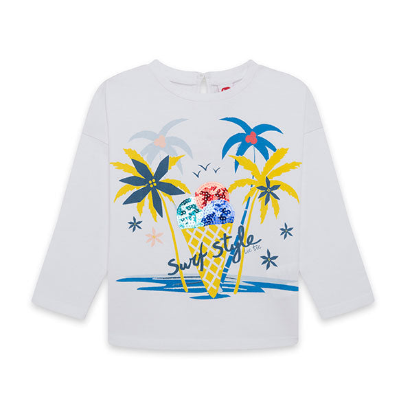 
  Long-sleeved T-shirt from the Tuc Tuc Girl's Clothing Line, enjoy collection
  the Sun, with c...