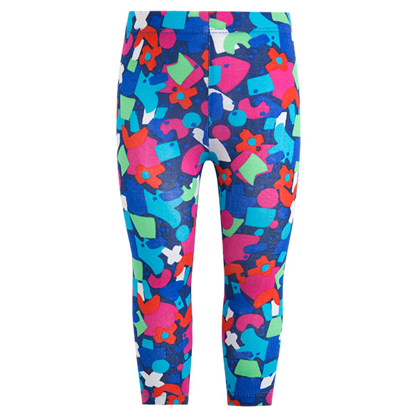 
  Leggins from the Tuc Tuc Girl's Clothing line with multicolor geometric pattern.



  Composit...