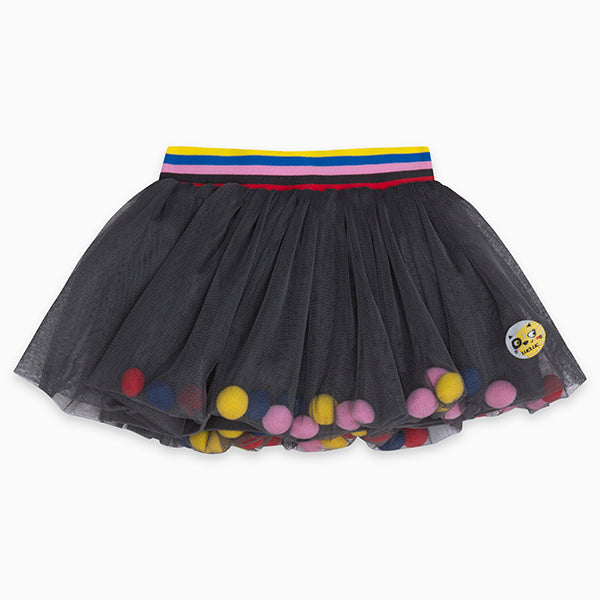 
  Tuc Tuc Girl's Clothing Line Tuc Tuc skirt in toulle with colored pon pon pon all'.
  inside. ...