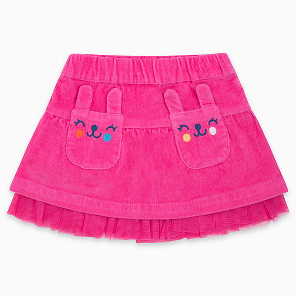
  Tuc tuc girl's clothing line skirt in velvet and tulle petticoat,
  small pockets on the front...