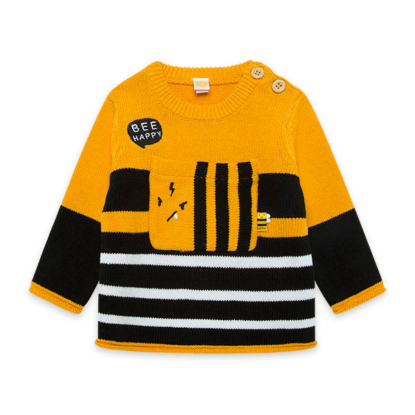 
  Sweater from the Tuc Tuc Children's Clothing line, Bee Happy collection, with pocket
  on the ...