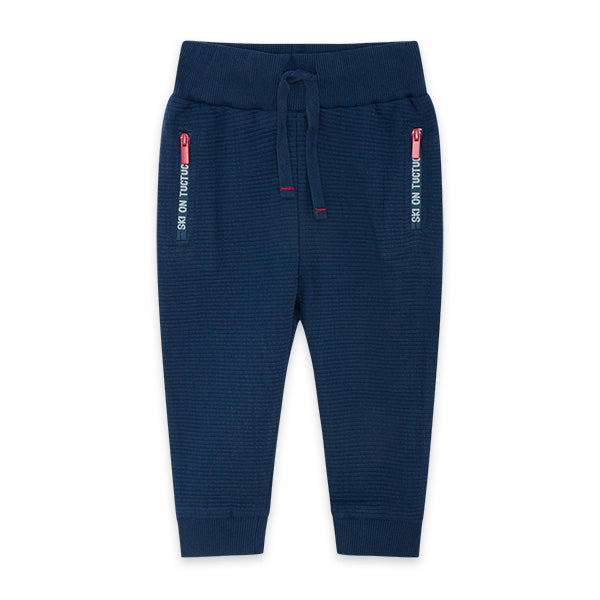 
  Soft trousers from the children's clothing line, with elastic waistband and pockets
  closed w...