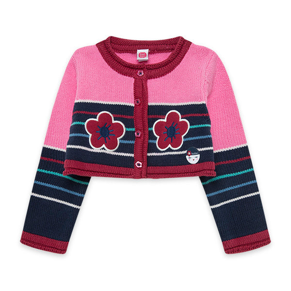 
  Cardigan from the Tuc Tuc Children's Clothing line, Kyoto Girls collection, with
  embroidery ...