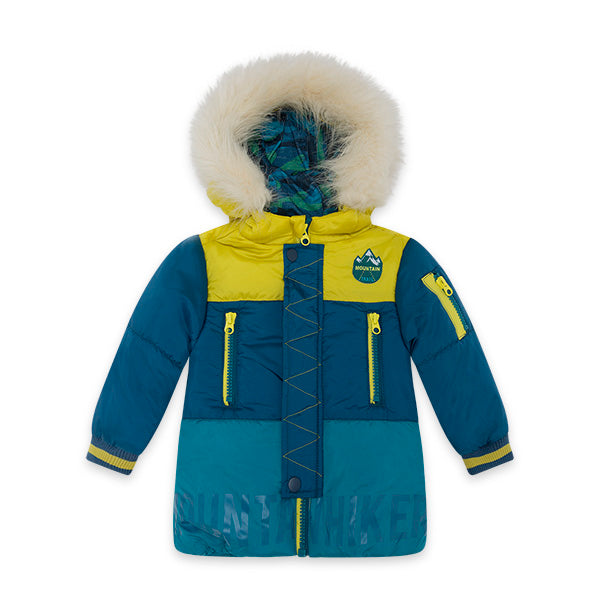 
  Padded parka from the Tuc Tuc children's clothing line, Hikers collection, with
  hood and zip...
