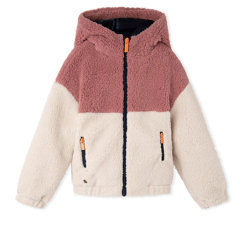 
Fleece parka from the Tuc Tuc Girl's Clothing Line, two-tone, lined inside with hood.

 
Composi...