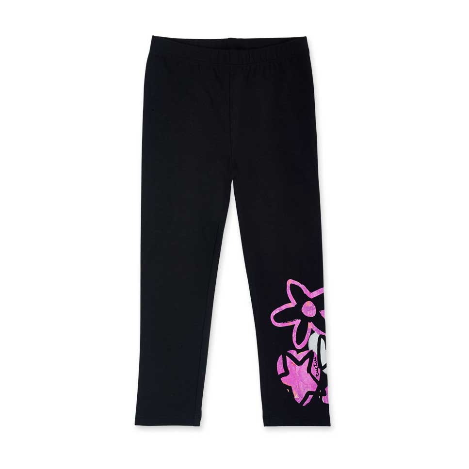 Leggings from the Bmabina Tuc Tuc Clothing Line, solid color with fluo prints on the bottom.

Com...